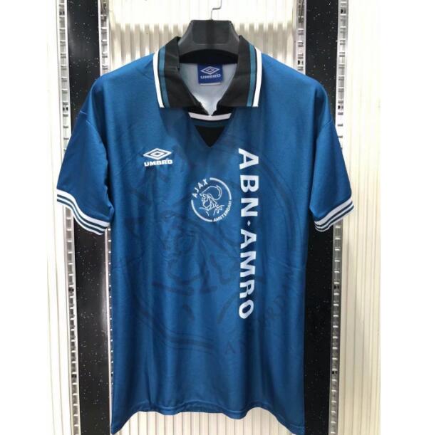 1995 Ajax Retro Away Blue Soccer Jersey Shirt